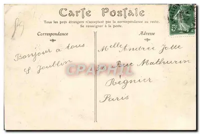 Saint-Moré (Yonne) — O Túnel — Editor: M. M. (nº 20) — Verso