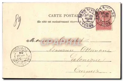 La Poterne du Midi — Sens (Yonne) — Kolekcja P. R. S. — Rewers