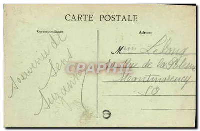 Sens - Il Quadrato Jean-Cousin e la Cassa di Risparmio — Collezione J. Da. Sens — Verso