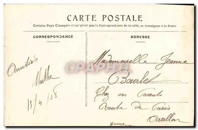 Sens — Lewa strona Tapis-Vert — Cl. Ismaël, Sens — Rewers