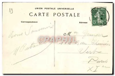 Sens — De Gallo-Romeinse Fortificaties en de Poterne des Quatre-Mares — Collectie J D Sens — Achterkant