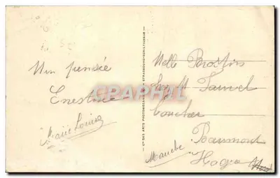 SENS — Plac Drapés — L.L. — Wydawca D. Gallans, nr 12 — Rewers