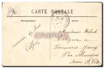 Sens — Jean du Cognet — Coleção J. D. Sens — Verso