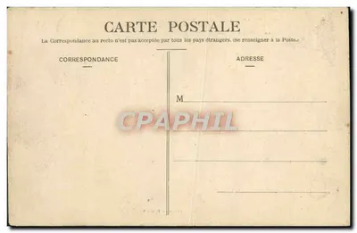 Sens — A inundação dos dias 24, 22 e 24 de janeiro de 1910 — O Boulevard du Centenaire (vista tirada da Rue Carnot) — Verso