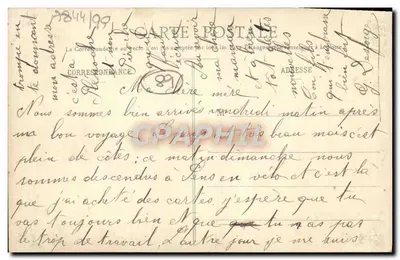 SENS (Yonne) - Widok na Yonne — kolekcja L. Sans — Rewers