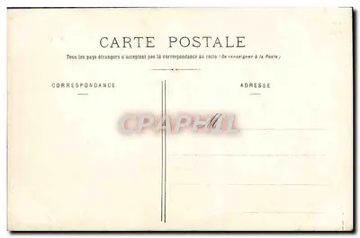 Sens — Pałac Arcybiskupa — Zbiór J. D., w Sens — Rewers