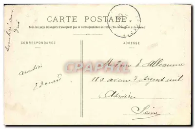 Tonnerre - Zamek w Vezinnes — L. Durand, Fotograf, Wyd. — Rewers