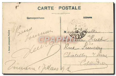 Tonnerre - Vista panorámica — L. Durand, fotografía, Tonnerre — Reverso