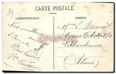 Tonnerre — Promenade du Pâtis — L. Durand, fot., Tonnerre — Rewers