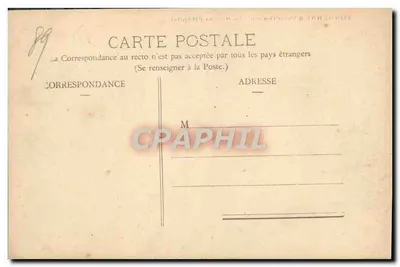 Tonnerre z lotu ptaka — Rue de l'Hôpital — Wydawca nieznany — Rewers