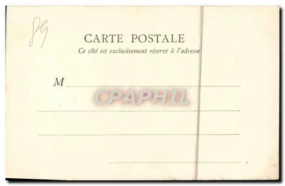 TOUCY (Yonne) — Vista do rio Ouanne, o Décervoir — Imp. P. Carreau, Toucy — Verso