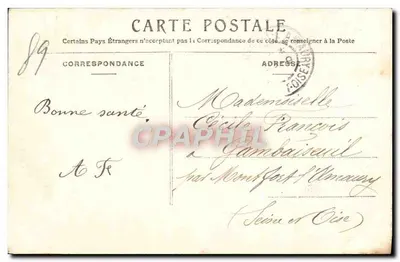 Vallery — Túmulo de Henrique II de Condé na Igreja — Cl. Ismaël, Sceaux — Verso