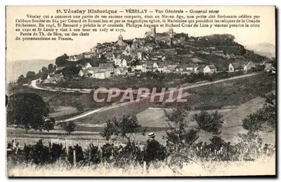 Vézelay Histórico — Visão Geral — G. Pothain frères, editor, Vézelay