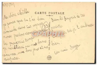 Vézelay — Vista Geral (Lado sudoeste) — Verso