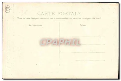 Vézelay — Fachada da Igreja de São Pedro — editor A. Vincent, n°2 — Verso