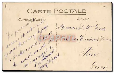 Vézelay - La Porte Neuve — éditeur ND, n° 21 bis — Rewers