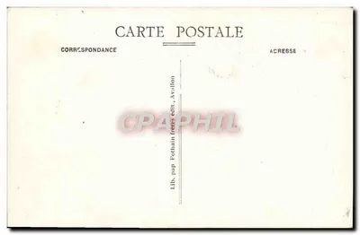 Vézelay — Widok ogólny — Librairie Pothain, Avalton — Rewers
