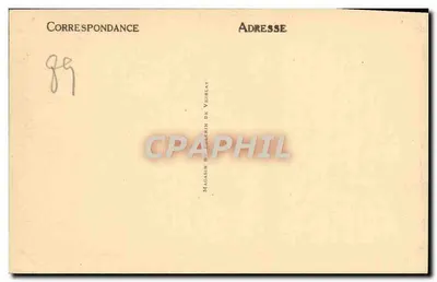 Vézelay — Rue des Ursulines e a Basílica — editor Pilen, n° 26 — Verso