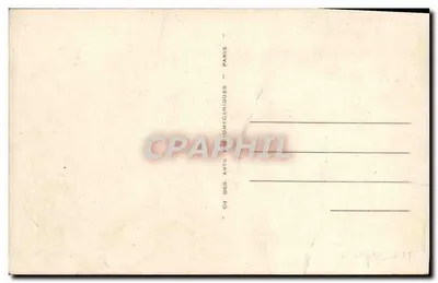 Vézelay — Visão Geral — LL.3 — Editor: Ch. des Arts Photomécaniques, Paris — Verso