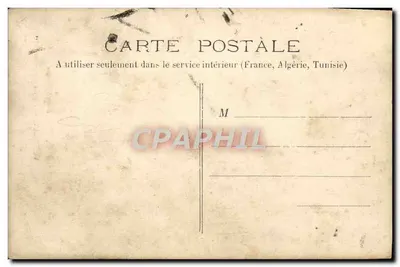Vézelay — A rua do Pontlot — Edição J. D. em Sens — Verso