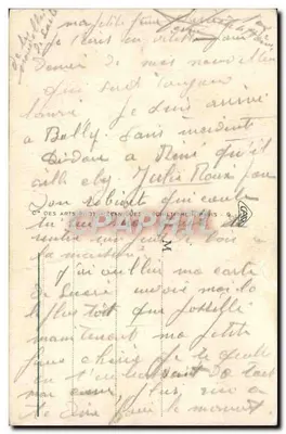 Vézelay — Bazylika św. Małgorzaty — Façade — ND 12 — Wydawca nie widoczny — Rewers