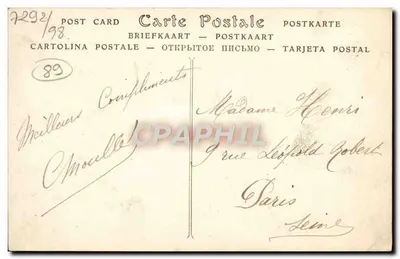 VÉZELAY — Widok ogólny, z południa — ND Phot. — Rewers