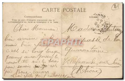 Villefranche — Scuola Superiore per Ragazze — Editore E.P. n°27 — Verso