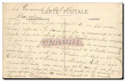 Villeneuve-sur-Yonne — Porta di Sens — Vista interna — Editore: Laroze — Verso