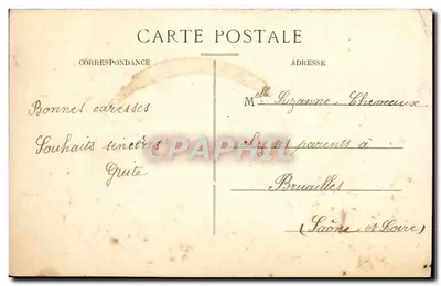 Tarjeta postal antigua Tarjeta postal antigua Grimaud Le Pont Des Fees — Reverso