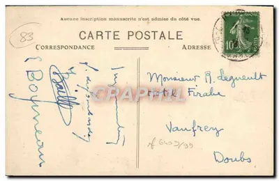 Les Baux — O pavilhão da Rainha Jeanne — Edição Monforte — Verso