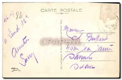 Le VAR przy wejściu do Przejścia Mescla — Piękne miejsca w Alpach Maritimskich — Wydawca: La Gigogne, 15, Rue Ste-Foy-de-Paula, Nice — Numer serii 4576 — Rewers