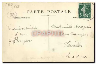 La Garde-Freinet — Vista Geral — Edit. Vve Barbaroux — Verso