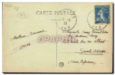 Cavillan (Var) — Ogólny widok — Wydawnictwo Norauto, Cagnes — Rewers