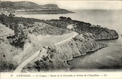 L'ESTEREL — Le Trayas — Estrada da Corniche e Ponta do Esquillon — LL