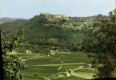 Le Castellet (Var) — Vista panorâmica do vilarejo — Combier Imprimeur Mâcon
