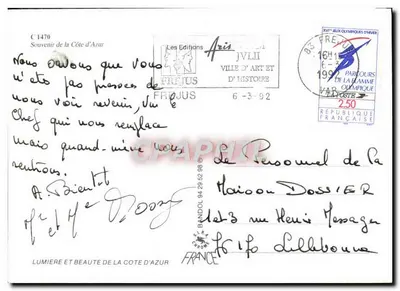 Côte d'Azur — Fréjus, Saint-Raphaël, Agay, Sainte-Maxime — Les Éditions Aris — Back