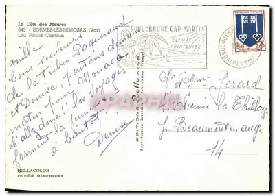 Ogród pod portalem — Bormes-les-Mimosas (Var) — Éditions Bella Niche — Rewers