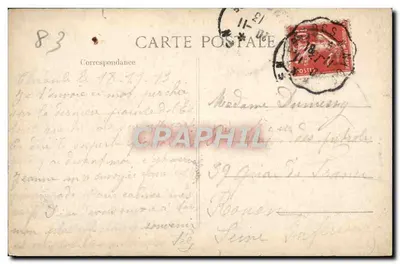 Côte d'Azur - Corniche de l'Esterel — Vista tirada do Esquillon em direção ao Cap Roux — Paul Vassou, editor Nice, n°1350 — Verso