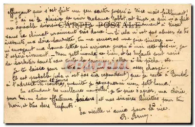 Bandol — Pension 'Le Goeland', canto do jardim — A Costa do Azul — Verso