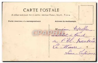 BANDOL — De Rand van de Kade — Uitgave A. Chastre, Bandol — Achterkant