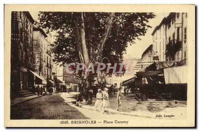 Brignoles — Praça Caramy — Edit. Langlier n°4848