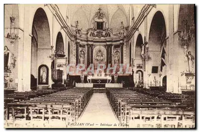 Callian (Var) — Interior da Igreja