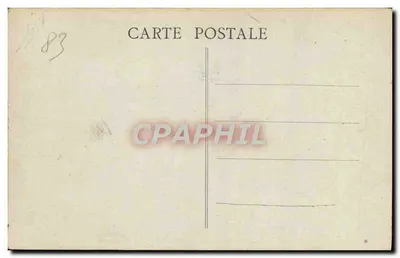 TOULON — Bord de Mer au Cap Brun — Édition Coudurier, n°65 — Verso