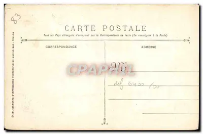 Toulon — Las Ste Marguerite — Zakłady Fotograficzne Toulon — Rewers