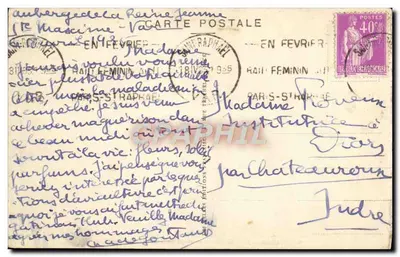 Toulon — Cap Brun — Promenada nad morzem — wydawca Raphaël, nr 11273 — Rewers