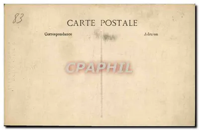 Toulon - Cap Brun — Les Rochers et la Batterie Basse — Éditeur P.D. n°131 — Verso