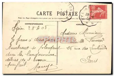 Carqueiranne - Hotel Beau-Rivage — M.B. 377 — editore M.B. — Verso