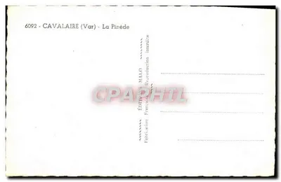 Cavalaire (Var) - Widok Pinède — Wydawnictwo Malo, nr 6092 — Rewers