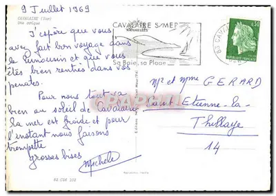 Cavalaire-sur-Mer — Jej Zatoka, Jej Plaża — Éditions Saint-Maur — Rewers