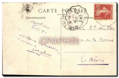 Cavalaire — As Calanques — Editor desconhecido, número de série não visível — Verso